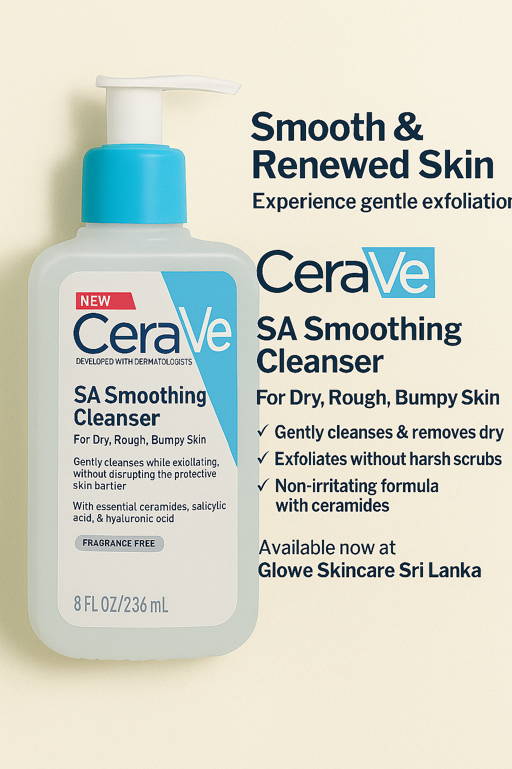 CeraVe SA Smoothing Cleanser