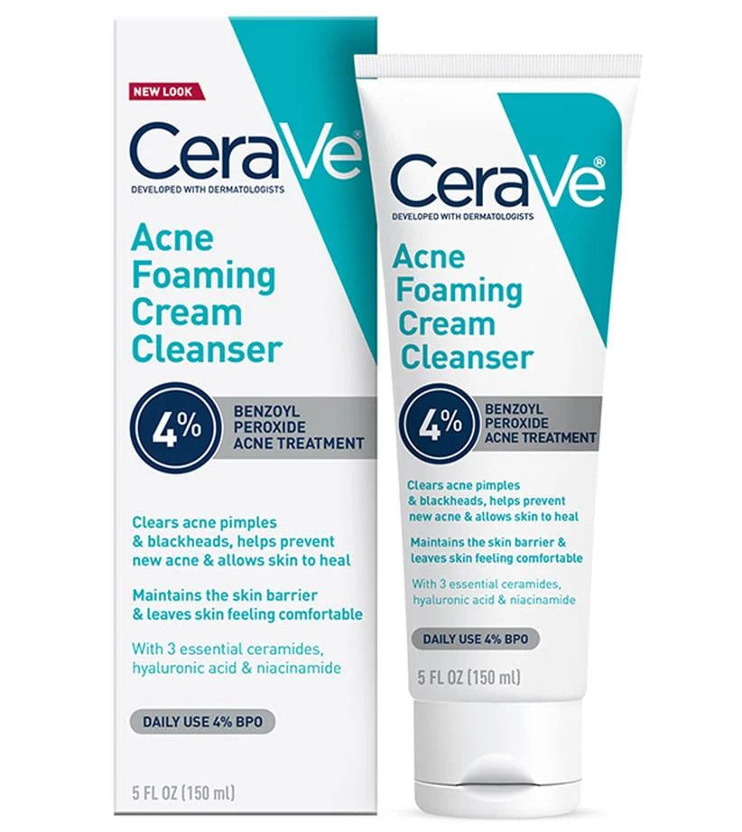 CeraVe Acne Foaming Cream Cleanser